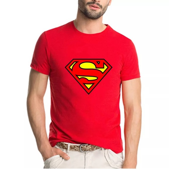 red superman shirt